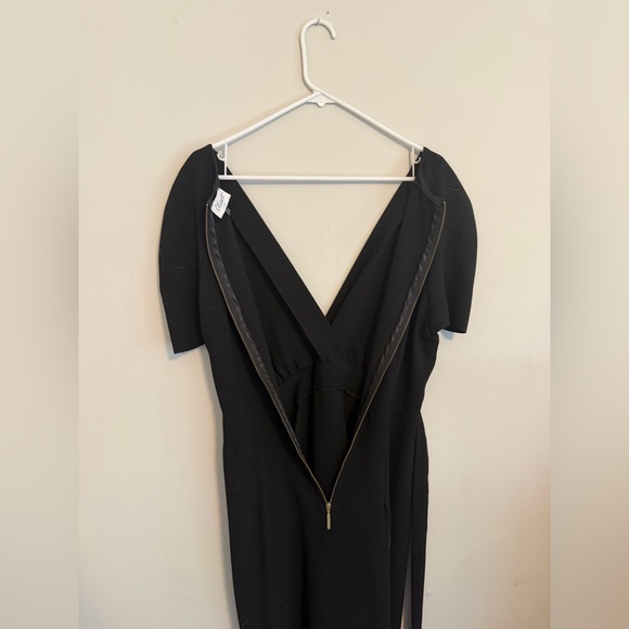 Closet London US 12 Black wrap Women's Dress - Picture 10 of 11